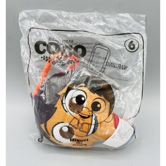 Coco Miguel Keychain Plush Disney Pixar 2020 McDonald's Happy Meal Toy Backpack - Picture 1 of 3